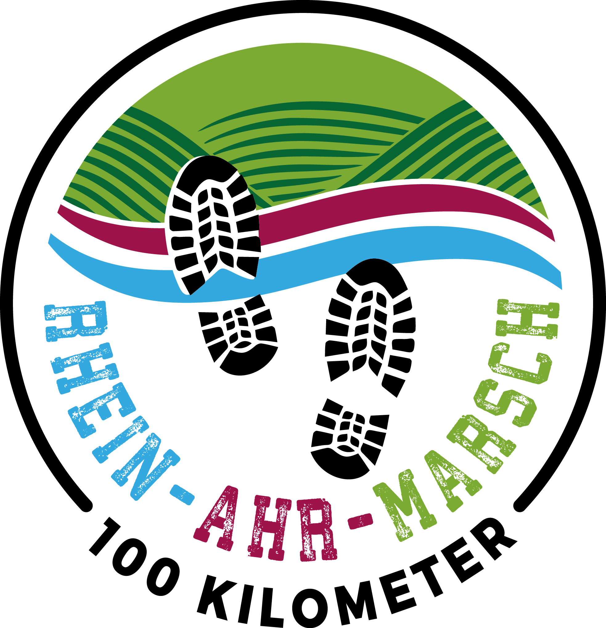 Logo RHEIN-AHR-MARSCH - Good Walking Club e.V. - Rheinbach